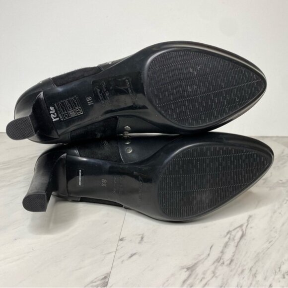 Aquatalia Rolla Black Suede Tall Boot 8 1/2 - Picture 15 of 16